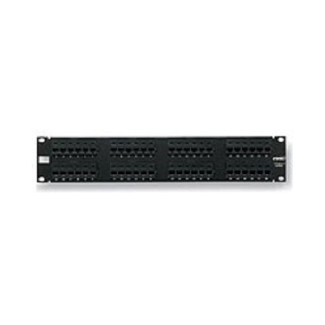 TE Connectivity Panel de Parcheo para Rack de 19, Cat5e, RJ-45, 48 Puertos, Negro