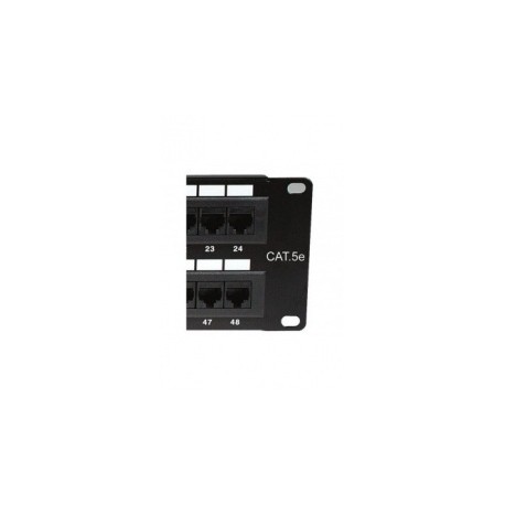 Nexxt Solutions Panel de Parcheo para Rack de 19  Cat5e, 48x RJ-45