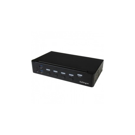 StarTech.com Switch Conmutador KVM de 4 Puertos HDMI 1080p con USB 3.0