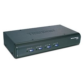 Trendnet Switch KVM TK-423K, USB PS2, 4 Puertos