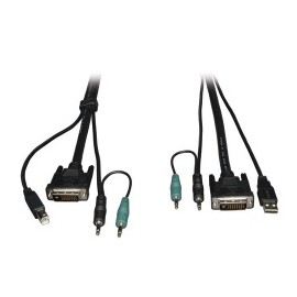 Tripp Lite Juego de Cables de 1.83 Metros para KVM's Seguros B002-DUA2 B002-DUA4