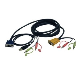 Tripp Lite Cable Combinado para Multiplexores KVM, PS2 USB, 1.8 Metros