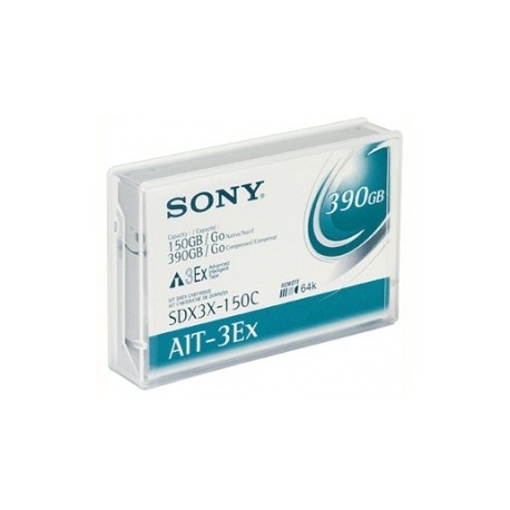 Sony Soporte de Datos AIT-3Ex 8mm SDX3X-150C, 150GB