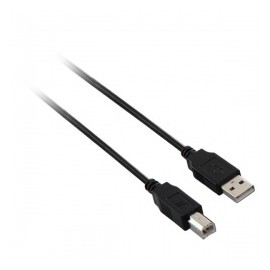 V7 Cable USB A Macho - USB B Macho, 4.8 Metros, Negro