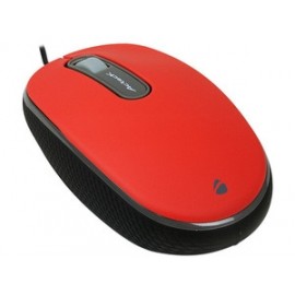 Mini Mouse Acteck Óptico WKMO-004, Alámbrico, USB, 1600DPI, Rojo