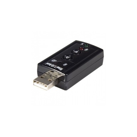 StarTech.com Adaptador de Sonido ICUSBAUDIO7, 7.1 Canales, USB 2.0