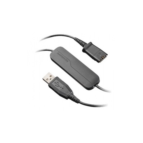 Plantronics Adaptador USB Macho - QD Macho, Gris