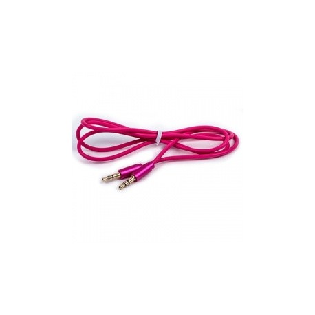 Naceb Cable 3.5mm Macho - 3.5mm Macho, 1 Metro, Rosa