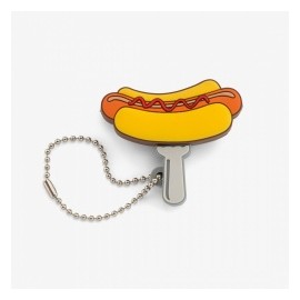 Just Mustard Adaptador Hot Dog 3.5mm Macho - 2x 3.5mm Hembra, Marrón