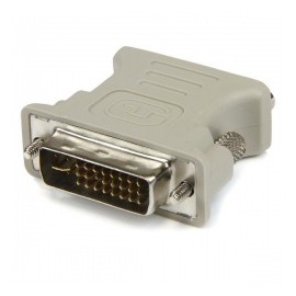 StarTech.com Adaptador Conversor DVI-I a VGA, DVI-I Macho - DB15 Hembra, Blanco