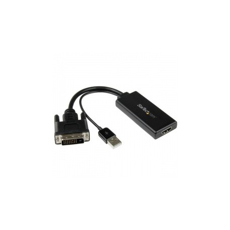 StarTech.com Adaptador de Video DVI - HDMI con Alimentación USB y Audio