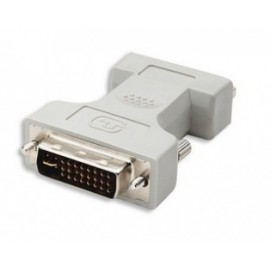 Manhattan Adaptador DVI-A&D&I Enlace Dual Macho - VGA hembra (HD15 FM)