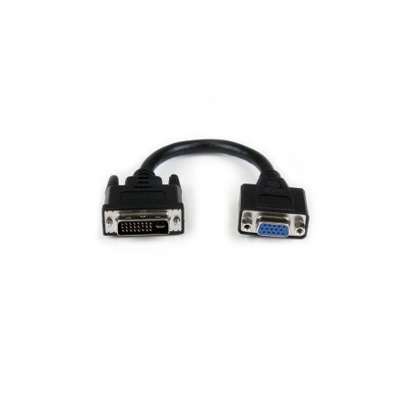 StarTech.com Adaptador DVI Macho - VGA Hembra, 20cm, Negro