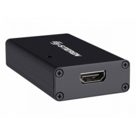 Steren Adaptador USB-Hembra - HDMI-Hembra, Negro