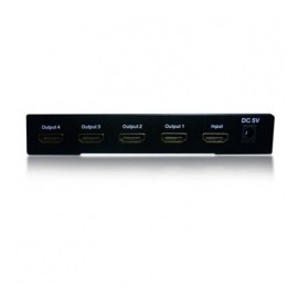 Enson Distribuidor HDMI, 1 Entrada, 4 Salidas, Negro