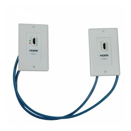 Tripp Lite Juego Extensor de Placa de Pared HDMI sobre Cat5-Cat6 Doble