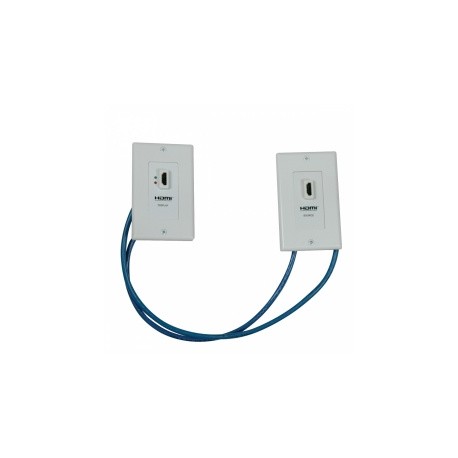 Tripp Lite Juego Extensor de Placa de Pared HDMI sobre Cat5-Cat6 Doble