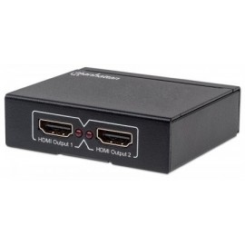 Manhattan Adaptador HDMI 3 Puertos Hembra, Negro