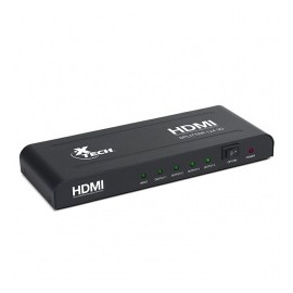 Xtech Adaptador HDMI, 2 Puertos, 1920 x 1080 Pixeles, Negro