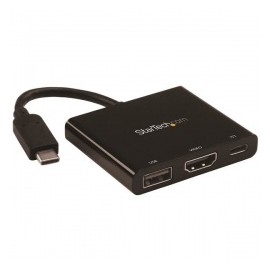 StarTech.com Adaptador Multifunción USB C Macho - HDMI 4K Hembra, Negro