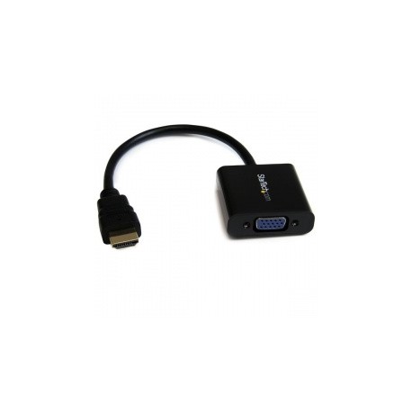 StarTech.com Cable Adaptador Convertidor de Video HDMI Macho - VGA Hembra, 1920 x 1200 Pixeles, Negro