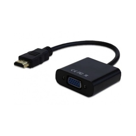 Data Components Convertidor HDMI Macho - VGA Hembra, Negro