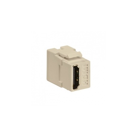 Leviton Adaptador HDMI Quickport de Paso, Blanco