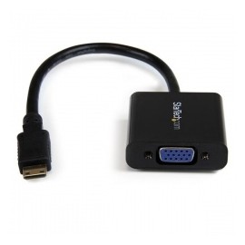 StarTech.com Adaptador Mini HDMI 19-p Macho - VGA 15-p Hembra, Negro