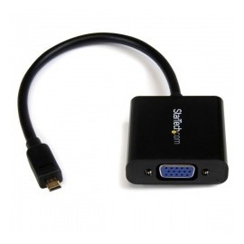 StarTech.com Adaptador Micro HDMI 19-p Macho - VGA 15-p Hembra, Negro