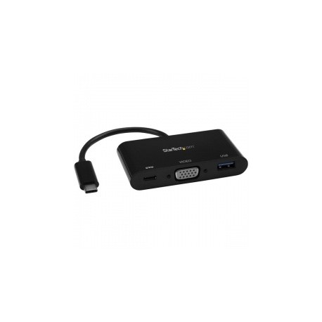 StarTech.com Adaptador USB 3.0 Macho - VGA Hembra, Negro