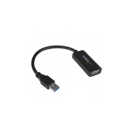 StarTech.com Adaptador de Video USB 3.0 Macho - VGA Hembra con Controladores Incorporados, Negro