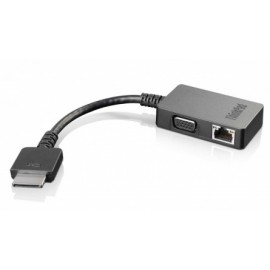 Lenovo Adaptador OneLink Macho - VGA RJ45 Hembra, Negro