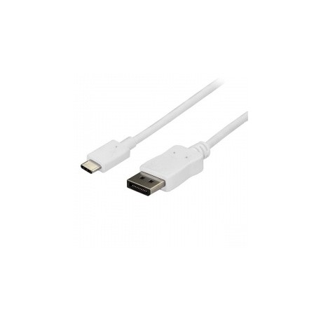 StarTech.com Cable USB-C Macho - DisplayPort Macho, 1.8 Metro, Blanco