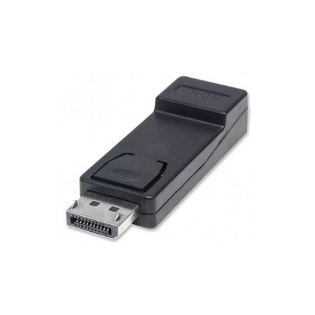 Manhattan Adaptador DisplayPort Macho - HDMI Hembra, Negro