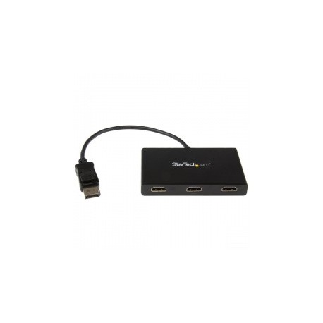 StarTech.com Convertidor DisplayPort - 3x HDMI, Hub MST DP 1.2, Negro