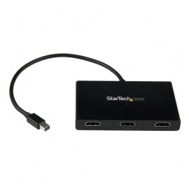 StarTech.com Convertidor Mini DisplayPort - 3x HDMI, Hub MST, Negro