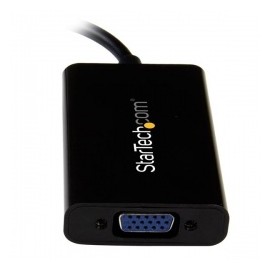 StarTech.com Adaptador de Video Mini DisplayPort - VGA con Audio, Negro