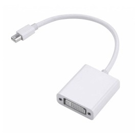 Xtech Adaptador mini DisplayPort Hembra - DVI Hembra, 10cm, Blanco