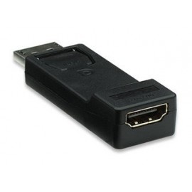 Manhattan Adaptador DisplayPort - HDMI, Alámbrico, Negro