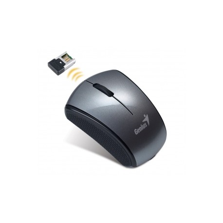 Mouse Genius Óptico Micro Traveler 900S, Inalámbrico, USB, 1200DPI, Gris