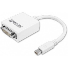 Encore Adaptador mini DisplayPort M - DVI FM, Blanco