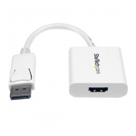 StarTech.com Adaptador DisplayPort Macho - HDMI Hembra, Blanco