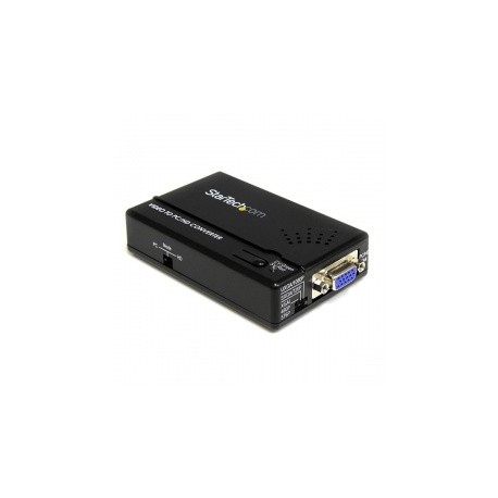 StarTech.com Adaptador de S-Video Macho - VGA Hembra, Negro