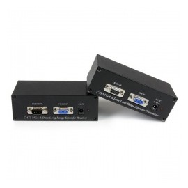 Startech.com Extensor de Video VGA Audio y Serial RS232 por Cable Cat5 UTP Ethernet