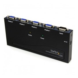 StarTech.com Video Splitter ST124PRO, 4 Puertos VGA