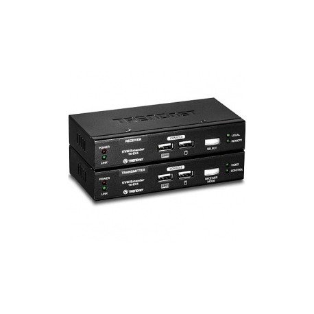 Trendnet Kit de Extensión KVM TK-EX4, VGA, USB, RJ-45 , hasta 100 Metros