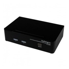 StarTech.com Switch Profesional KVM, DisplayPort/USB, 2 Puertos