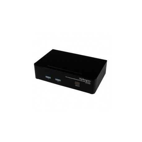 StarTech.com Switch Profesional KVM, DisplayPort/USB, 2 Puertos