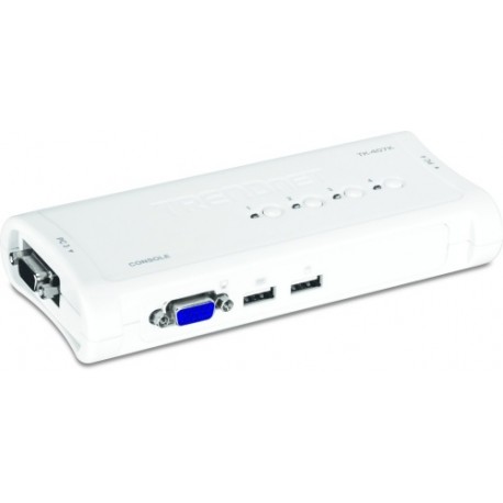 Trendnet Switch KVM USB TK-407K, 4 Puertos