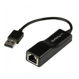 Startech.com Adaptador Externo USB 2.0 de Red Fast Ethernet 10 100 Mbps, 15cm